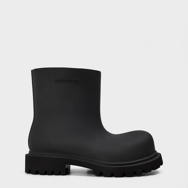 バレンシアガ メンズ シューズ ブーツ・レインブーツ ミニ アンクル Balenciaga Men\u0027s Minimalist Flat Ankle Boots Black 黒いこと