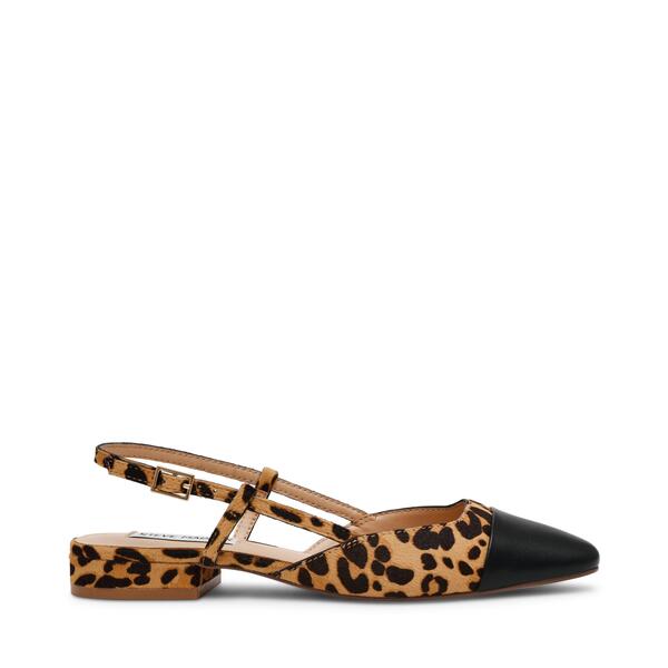 スティーブ マデン レディース シューズ パンプス Steve Madden Belinda Flat Shoes Leopard 毛の荒物