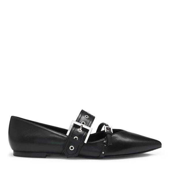 フューゴ レディース シューズ パンプス Hugo Women\u0027s Cushioned Ballet Pumps Black 黒いこと