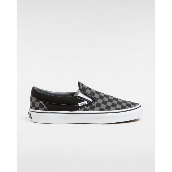 バンズ メンズ シューズ スニーカー Vans Men\u0027s Authentic Slip Canvas Trainers Black Check 黒いこと