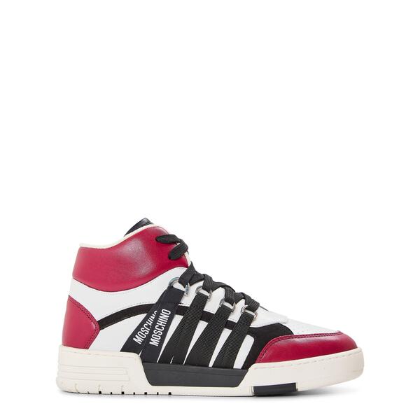 モスキーノ メンズ シューズ スニーカー Moschino Men\u0027s Courtrainers White 白いこと