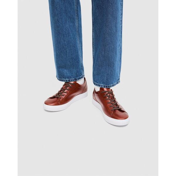 山びこ メンズ シューズ スニーカー Ecco Men\u0027s Courtrainers Cognac