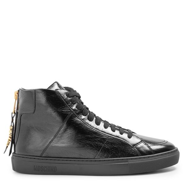 モスキーノ メンズ シューズ スニーカー Moschino Men\u0027s Courtrainers Black 黒いこと