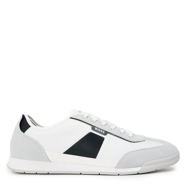 雇い主 メンズ シューズ スニーカー Boss Nitan Lowp Nymith 10271652 01 Low-Top Trainers Mens Open White 白いこと