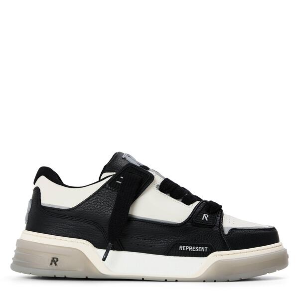 リプレゼント メンズ シューズ スニーカー Represent Men\u0027s Low-Top Trainers Black/Vnt White 白いこと