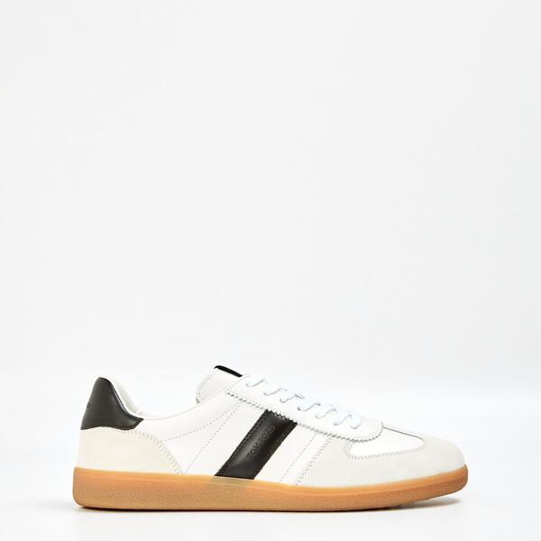 トム・フォード メンズ シューズ スニーカー Tom Ford Men's Low Trainers White/Black ホワイト|ReVida 店