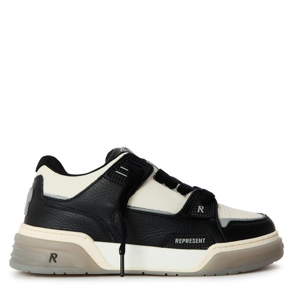 リプレゼント メンズ シューズ スニーカー Represent Men\u0027s Low-Top Trainers Black/White 白いこと