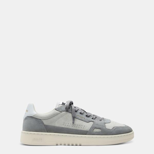 アクセルアリガト メンズ シューズ スニーカー なめし革 Axel Arigato Men\u0027s Dice Low Leather Trainers Grey/Off White 象牙色