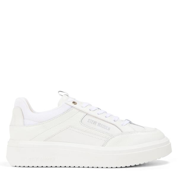 スティーブ マデン メンズ シューズ スニーカー Steve Madden Men\u0027s Orlando Low-Top Trainers White/White 白いこと