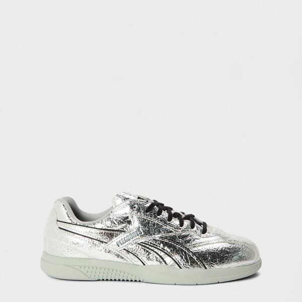 リーボック メンズ シューズ スニーカー Reebok Men\u0027s xPleas Hammer Low-Top Trainersilver/Silver しろがね色