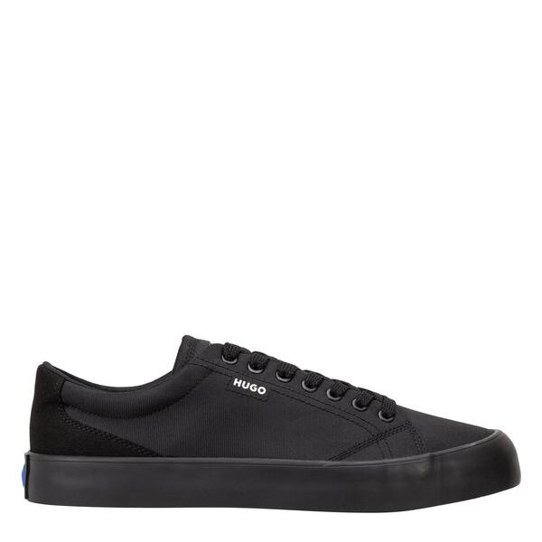 フューゴ メンズ シューズ スニーカー Hugo Men\u0027s Blue Low-Top Trainers Black 001 黒いこと