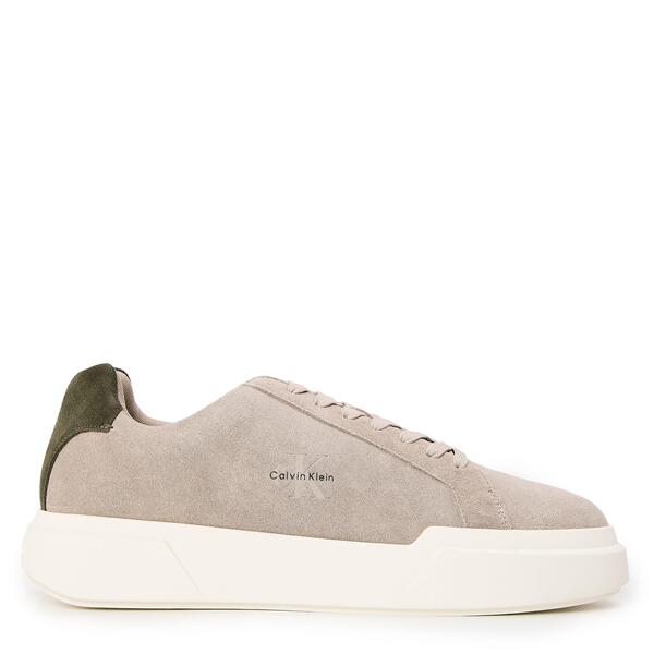 カルバンクライン メンズ シューズ スニーカー Calvin Klein Men\u0027s Chunky Cup Low-Top Trainers Taupe/Wht/Grn トープ