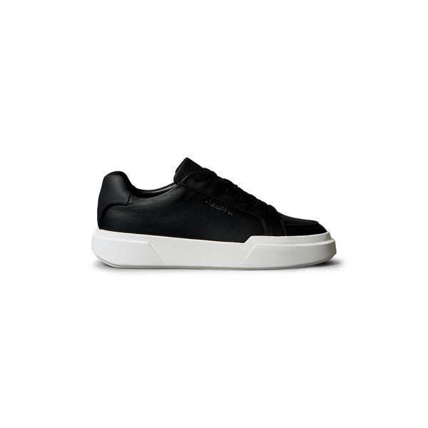 カルバンクライン メンズ シューズ スニーカー Calvin Klein Men\u0027s Chunky Low-Top Trainers Black/White 白いこと