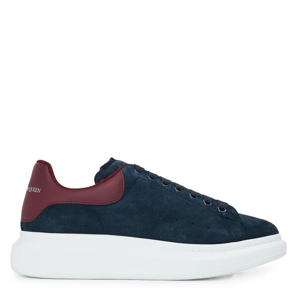 アレキサンダー・マックイーン メンズ シューズ スニーカー なめし革 Alexander McQueen Men\u0027s Oversized Leather Trainers Blue/Madder 青色