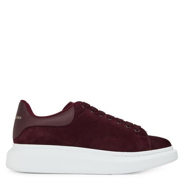 アレキサンダー・マックイーン メンズ シューズ スニーカー なめし革 Alexander McQueen Men\u0027s Oversized Leather Trainers Oxblood オックスブラッド