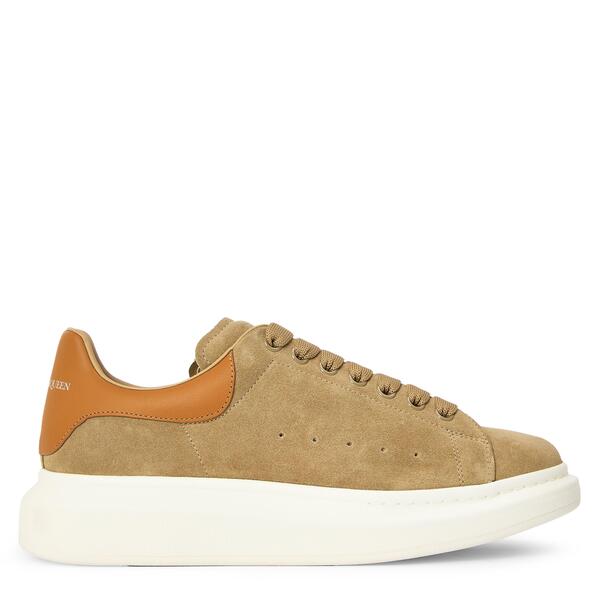 アレキサンダー・マックイーン メンズ シューズ スニーカー なめし革 Alexander McQueen Men\u0027s Oversized Leather Trainers Rock/Caramel