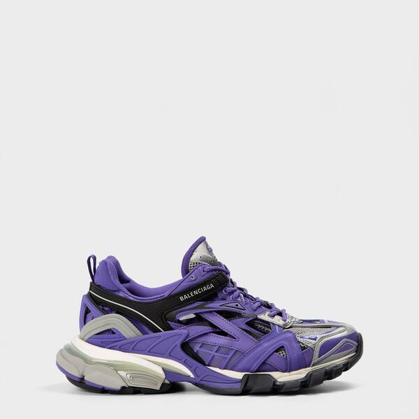 バレンシアガ メンズ シューズ スニーカー Balenciaga 3XL Gradientrainers Purple/Grey/Blk 薄墨色