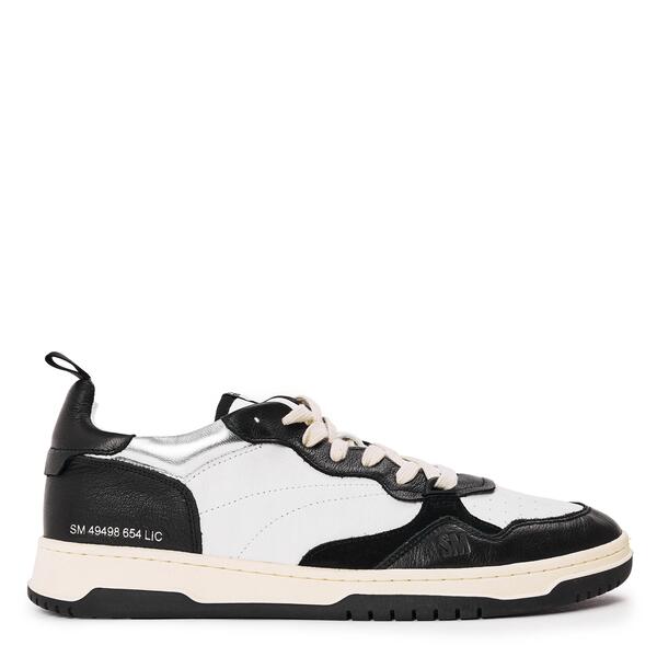 スティーブ マデン メンズ シューズ スニーカー Steve Madden Men\u0027s Easton Low-Top Trainers Black/Whte 黒いこと