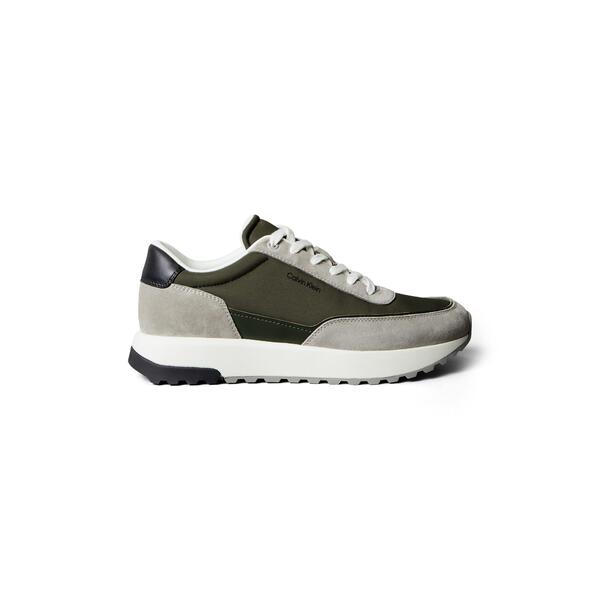 カルバンクライン メンズ シューズ スニーカー Calvin Klein Men\u0027s Low Top Runners Rock/Biege