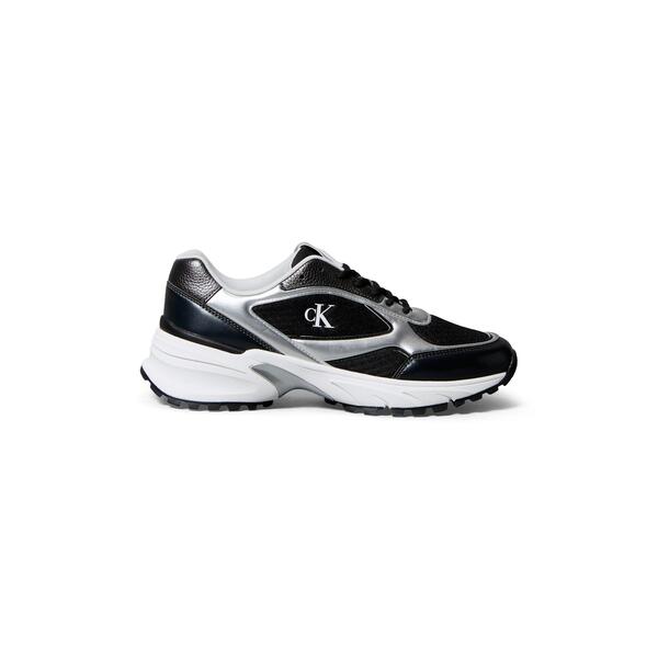 カルバンクライン メンズ シューズ スニーカー Calvin Klein Men\u0027s Hike Runners Black/Silver 黒いこと
