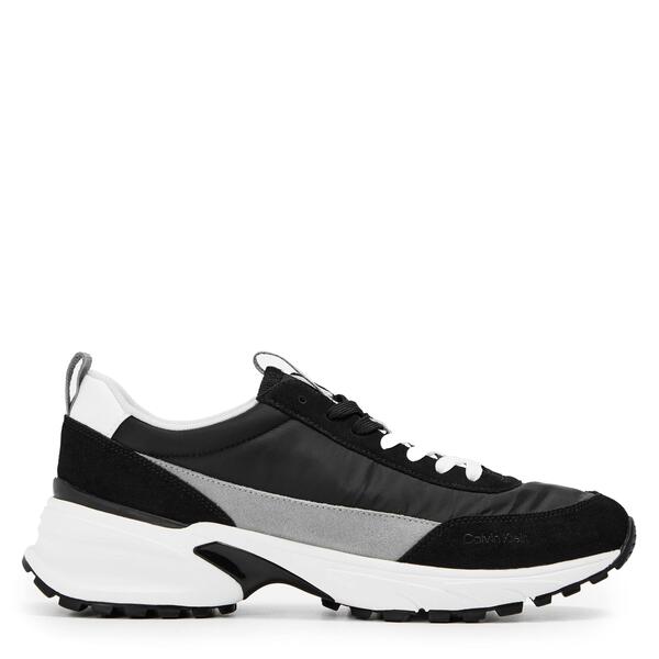 カルバンクライン メンズ シューズ スニーカー Calvin Klein Men\u0027s Hike Runners Black/Gry/Wht 黒いこと