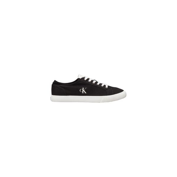 カルバンクライン メンズ シューズ スニーカー Calvin Klein Men\u0027s Low-Top Trainers Ck Blk/Brgt Wht