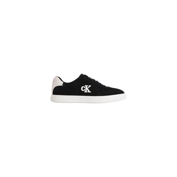 カルバンクライン メンズ シューズ スニーカー Calvin Klein Men\u0027s Low-Top Trainers Blk/Brgt Wht