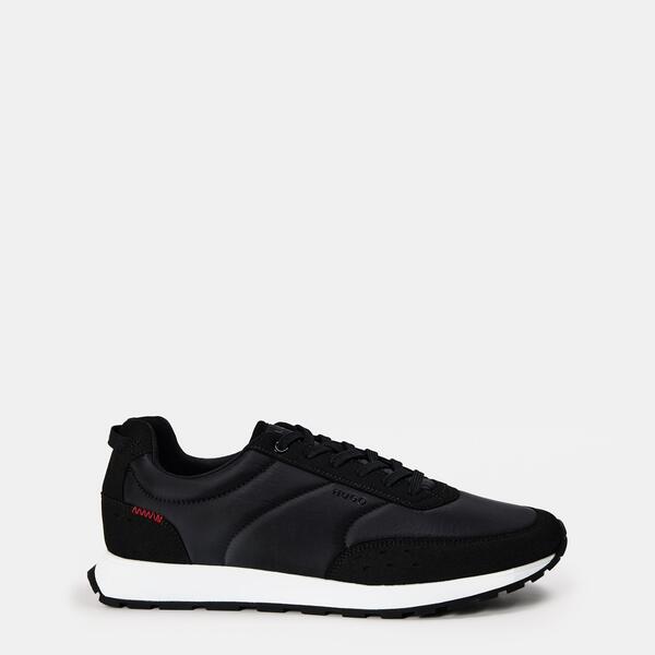 フューゴ メンズ シューズ スニーカー Hugo Men\u0027s Icelin Runners Nymf Low-Top Trainers Black 黒いこと