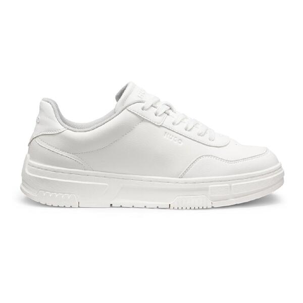 フューゴ メンズ シューズ スニーカー Hugo Men\u0027s Yarrow Low-Top Trainers White 白いこと