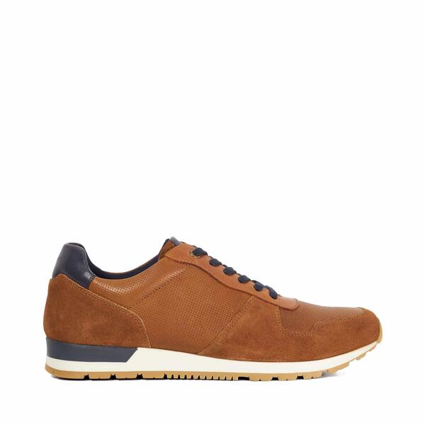 デューンロンドン メンズ シューズ スニーカー Dune London Men\u0027s Low-Top Trainers TAN タン
