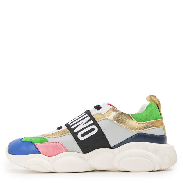 モスキーノ メンズ シューズ スニーカー Moschino Men\u0027s Low-Top Trainers Multicoloured マルチ色つや