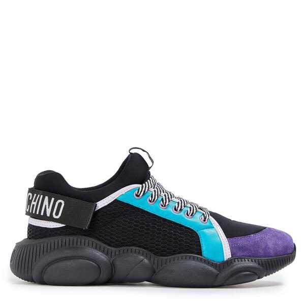 モスキーノ メンズ シューズ スニーカー Moschino Men\u0027s Low-Top Trainers Black 黒いこと