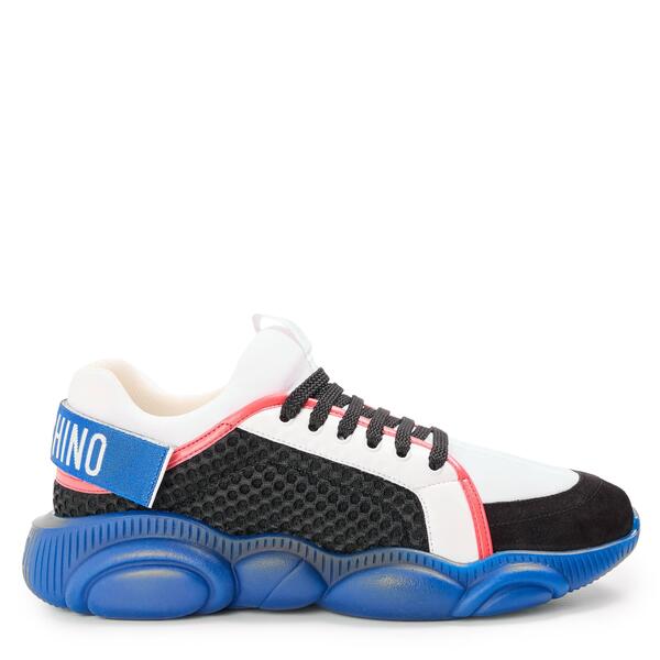 モスキーノ メンズ シューズ スニーカー Moschino Men\u0027s Low-Top Trainers Black 黒いこと