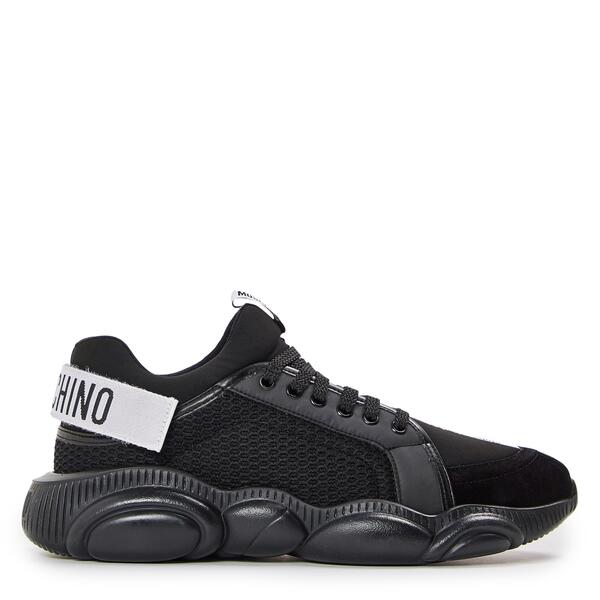 モスキーノ メンズ シューズ スニーカー Moschino Men\u0027s Low-Top Trainers Black 黒いこと