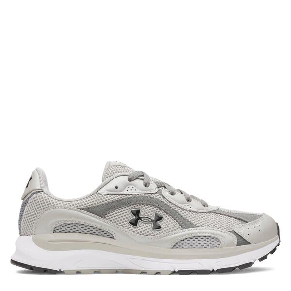 アンダーアーマー メンズ シューズ スニーカー Under Armour UA Tech Runner Grey/Black ブラック｜ReVida 店