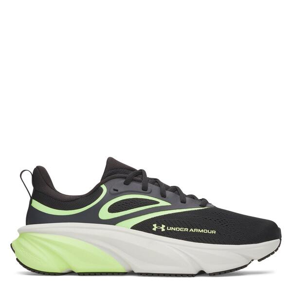 アンダーアーマー メンズ シューズ スニーカー Under Armour UA Charged+ Rogue 6 Black/Lime 黒いこと