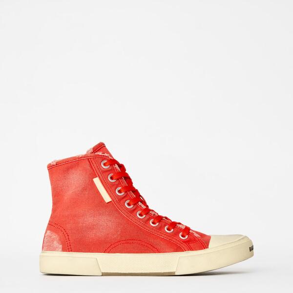 バレンシアガ メンズ シューズ スニーカー Balenciaga Paris High Tops Red/White 白いこと