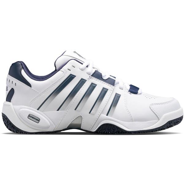 容れものイス メンズ シューズ スニーカー K-Swiss Men\u0027s Accomplish Tennishoes White/Silver 白いこと
