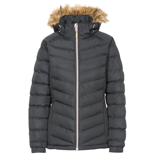 トレス通行手形 レディース アウター 上衣・上衣 パーカー Trespass Women\u0027s Trespass Padded Insulated Parka Black 黒いこと