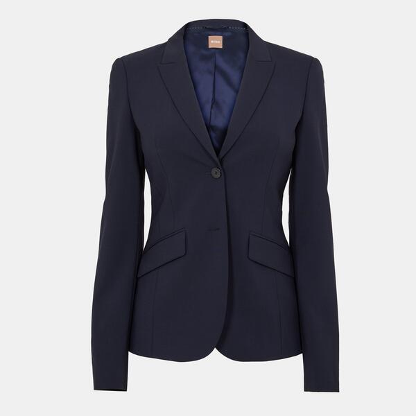 主任者 レディース アウター 上衣・上衣 スポーツジャケット Boss Women\u0027s Julea Blazer Open Blue 青色