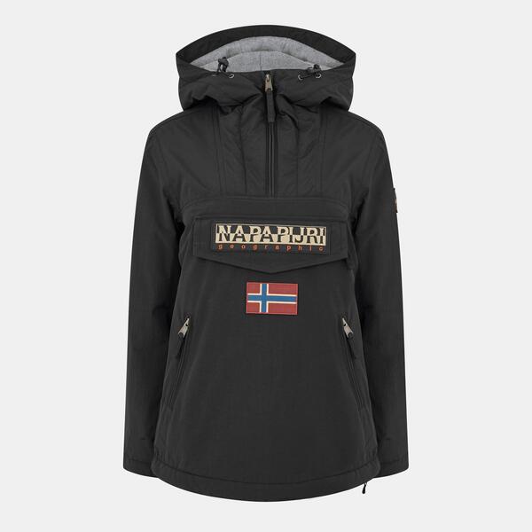 ナパピリ レディース アウター 上衣・上衣 Napapijri Women\u0027s Rainforest Waterproof Winterain Anorak Black 黒いこと