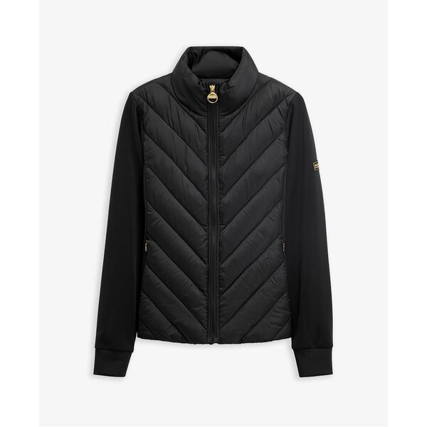 バブアー レディース アウター 上衣・上衣 Barbour International Women\u0027s Hybrid Jacket Black 黒いこと