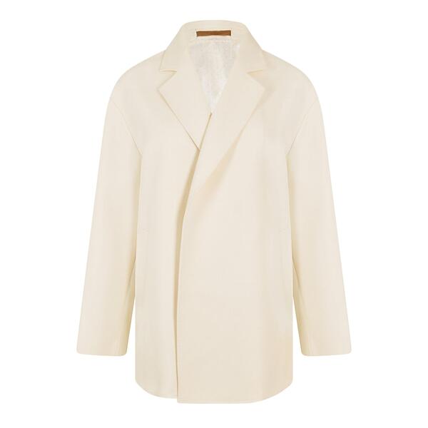 元締め レディース アウター 上衣・上衣 厚地の外套 Boss Women\u0027s Cusana Overcoat Open White 白いこと