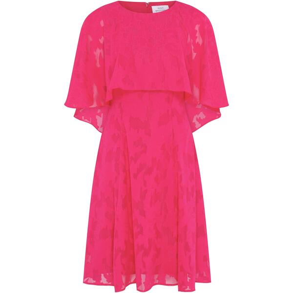 ジーナバッコーニ レディース トップス 衣裳 トール Gina Bacconi Milly Jacquard Metallic Threadress Peony メタリック