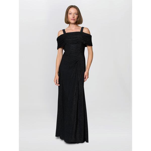 ジーナバッコーニ レディース トップス 衣裳 オフショルダー マキシ Gina Bacconi Rochelle Off-Shoulder Maxi Dress Black 黒いこと