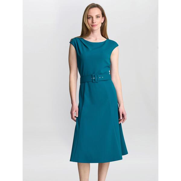 ジーナバッコーニ レディース トップス ワンピース Gina Bacconi Mary Beltedress Petrol｜ReVida 店