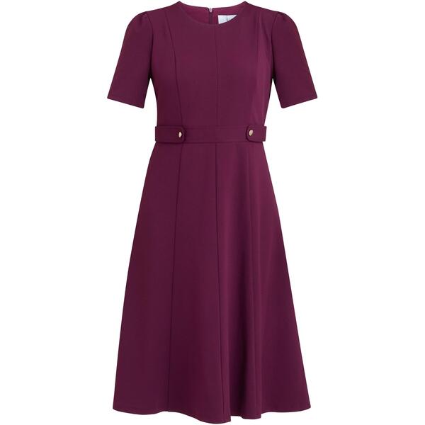 ジーナバッコーニ レディース トップス ワンピース ミディ Gina Bacconi Mel Fit And Flare Midi Dress Burgundy バーガンディ|ReVida 店