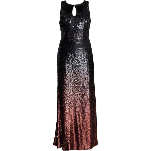 ジーナバッコーニ レディース トップス 衣装 トール スパンコール マキシ Gina Bacconi Tallulah Ombre Sequin Maxi Dress Black 黒いこと