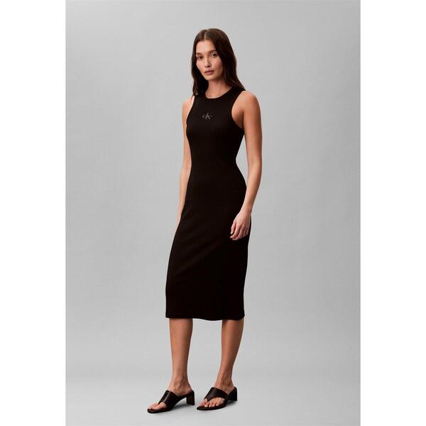 カルバンクライン レディース トップス 衣装 midi Calvin Klein Jeans Womens Midi Bodycon Dress Black 黒いこと