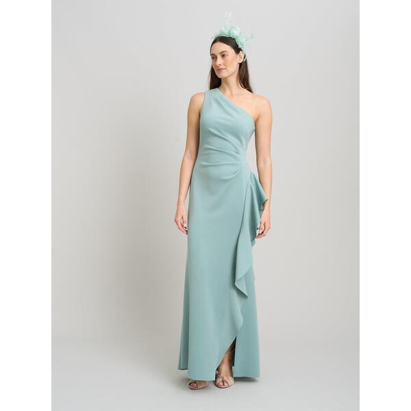 ジーナバッコーニ レディース トップス 衣装 Gina Bacconi Darby One Shoulder Frill Dressage サルヴィア
